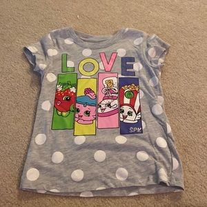 Shopkins short sleeve shirt size xs (4-5) kids